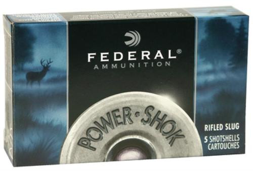Federal Power-Shok 20 Ga, 2.75", 3/4 oz, Slug, 5rd Box