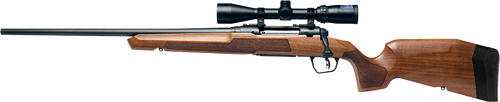 Savage Arms Axis 2 XP Combo 6.5 Creedmoor 4rd,22" Matte Black Sporter Barrel & Drilled & Tapped Carbon Steel Receiver, Ergonomic Hardwood Stock, Left Hand, Boresighted 3-9x40mm Scope