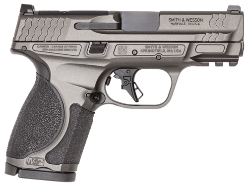 Smith & Wesson M&P9 M2.0 Compact Metal Frame 9mm, 3.6" Barrel,, Optics Ready, Tungsten Gray Cerakote, 2x15rd Mags