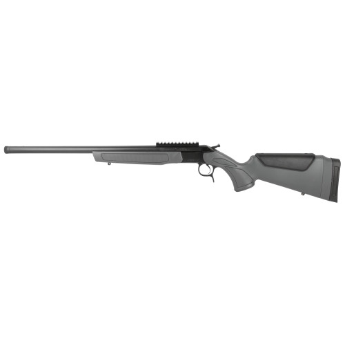 CVA Scout V2, 45-70 Government, 22" Threaded Barrel, Matte Finish, Black, Scope Rail, Synthetic Stock, Gray, 1 Round