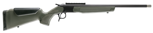 CVA Scout Spur 410 Bore, 3" Chamber, 20" Barrel with XX Full Turkey Choke, Matte Finish, Black, Green Synthetic Stock, 1 Round