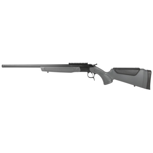 CVA Scout V2, 35 Whelen, 20" Threaded Barrel, Matte Finish, Black, Scope Rail, Synthetic Stock, Gray, 1 Round