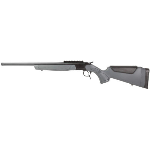 CVA Scout V2, 223 Remington, 20" Threaded Barrel, Matte Finish, Black, Scope Rail, Synthetic Stock, Gray, 1 Round