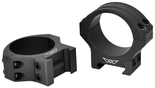 Warne Maxima Horizontal Rings Matte Black Steel 34mm Tube Picatinny/Weaver