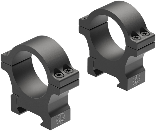 Leupold Open Range Cross-Slot Scope Ring Set Medium 30mm Tube, Matte Black, Aluminum