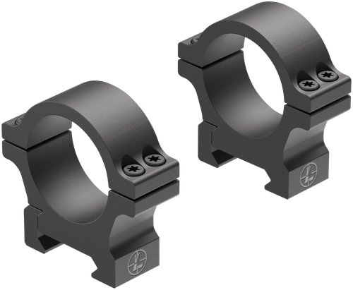 Leupold Open Range Cross-Slot Scope Ring Set Low 30mm Tube Matte Black Aluminum