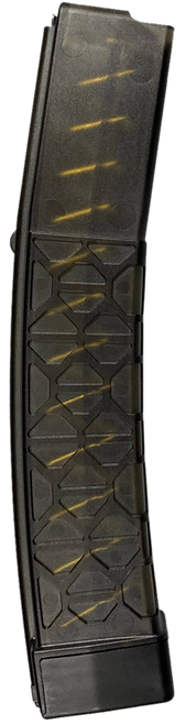Grand Power Magazine, 9mm, 30rd, Fits Stribog SP9A1 Gen 2 and SP9A3, Curved, Matte Finish, Black