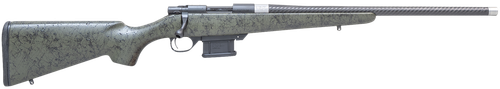 Howa 1500 Carbon Elevate 6mm ARC 20" Carbon Fiber Wrapped Threaded Barrel, Black Drilled & Tapped Steel Receiver, Fixed Stocky's Olive Drab Green Black Webbing Synthetic Stock