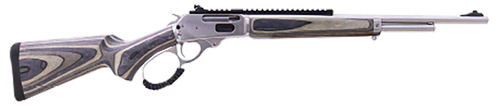 Rossi R95 Laminated 44 Magnum, 18" Barrel, Matte Finish, Silver, Ghost Ring Sight, Picatinny Rail, Laminated Stock, 8 Round