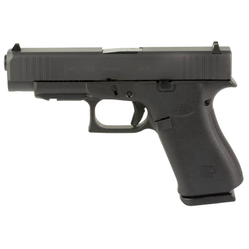 Glock 48 9mm, 4.17" GMB Barrel, Black, nDLC Serrated Slide, Beavertail, Rail, Textured Grip, 10rd