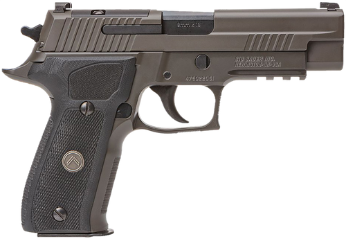 Sig Sauer P226 Legion 9mm,4.40" Barrel, Elite Legion Gray, G-10 Custom Grips, Optic Ready/Serrated, XRAY3, 10rd