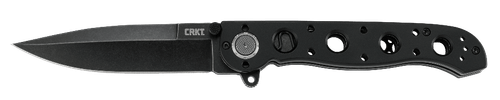 CRKT M16-03DB Assisted Knife, 3.58" Black D2 Spear Point Blade, Aluminum Handle, Deadbolt Lock