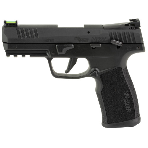 Sig Sauer P322 22 LR, 4 Barrel", Anodized Black, Adj Fiber Optic Sights, Optics Ready, 2x10rd, California Compliant