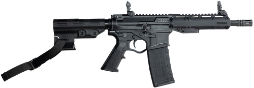 ATI Alpha Maxx AR15 Pistol 5.56 NATO 30+1 7.50" Barrel, Black Polymer Receiver w/Picatinny Rail, M-LOK Handguard, Black Polymer Blade, A2 Grip