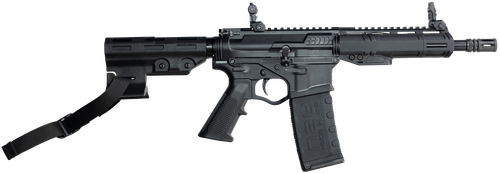ATI Alpha Maxx AR15 Pistol 5.56 NATO 30+1 7.50" Barrel, Black Polymer Receiver w/Picatinny Rail, M-LOK Handguard, Black Polymer Blade, A2 Grip