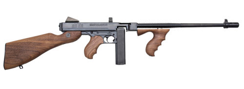 Thompson 1927A-1 .45 ACP,16.5" Finned Barrel, Blued, Walnut Grain Polymer Stock-Grip, 20rd