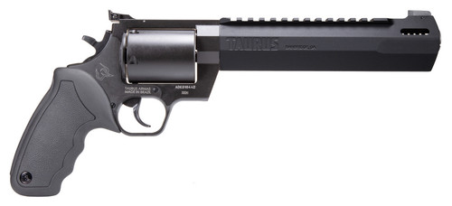 Taurus Raging Hunter 500 S&W, 8.37" Barrel, Matte Black, Rubber Grips, Adj Rear Sight, 5 Rounds