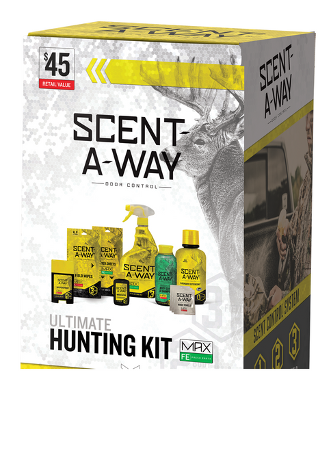 Hunters Specialties Scent-A-Way Max Ultimate Hunting Kit Odor Eliminator Odorless