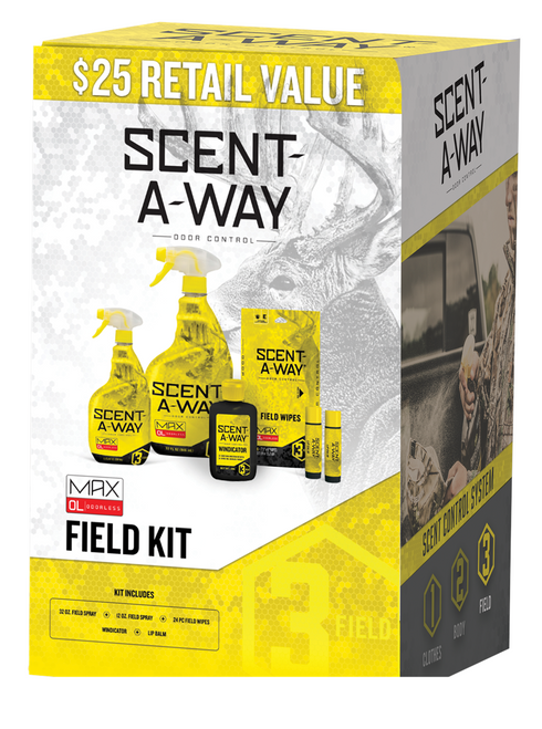 Hunters Specialties Scent-A-Way Max Field Kit Odor Eliminator Odorless