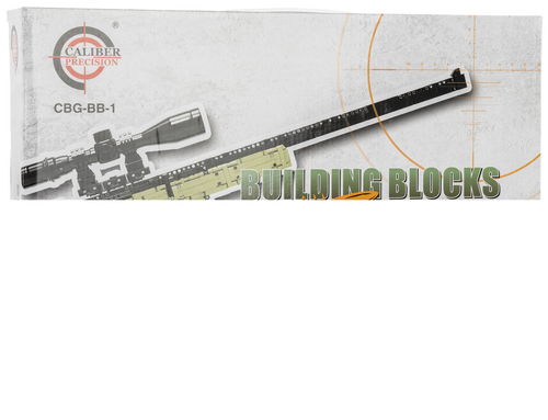 Caliber Gourmet CGBBB1 Sniper Building Blocks Black/Green Plastic 41" Long 1491 Pieces