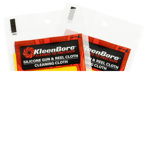 KleenBore Gun & Reel Silicone Cloth made of Cotton Flannel, removes Marks & Fingerprints, provides Short Term Rust Protection & 10" x 10" Dimensions 10 Per Pack