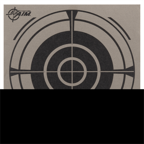 Allen Thermal Target Bullseye Hanging Paper 8" x 8" Black/Gray