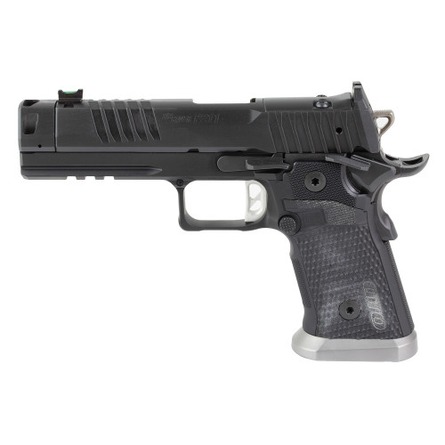 Sig P211 GTO 9mm, 4.4" Barrel, MACH3D Compensator, Optics Ready, Fiber Optic Sights, Flared Magwell, 10rd