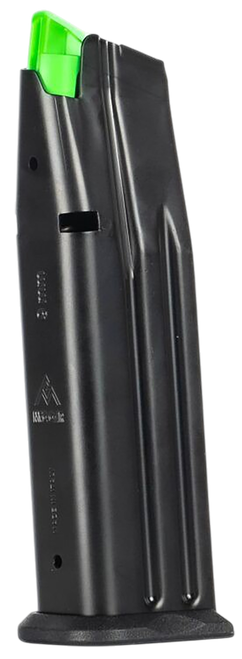 Mec-Gar 2011/2311 Magazines 18rd 9mm Black Carbon Steel/Polymer