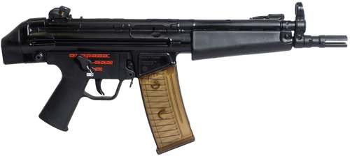 Century AP53 (HK53) 5.56mm, 8.3" Barrel, Threaded 1/2X28, Flash Hider, Black, Fixed Front & Adjustable Rear Sight  Claw Mount, Picatinny, Case, Sling, Kit, 2x30rd