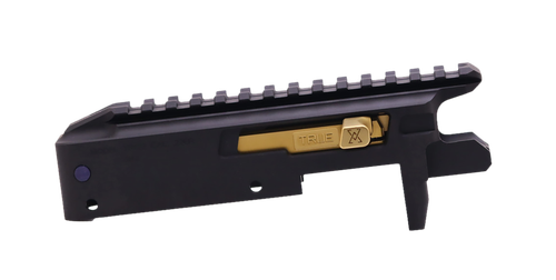 True Precision TP/22 Receiver Set Aluminum Black Anodized Receiver/ Gold Bolt