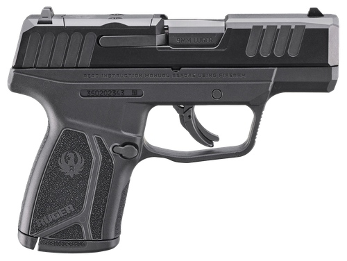Ruger MAX-9 Compact 9mm, 3.2" Barrel, Black, 12rd