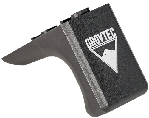 Grovtec G-Stop Reversible Hand Stop Black Anodized Aluminum