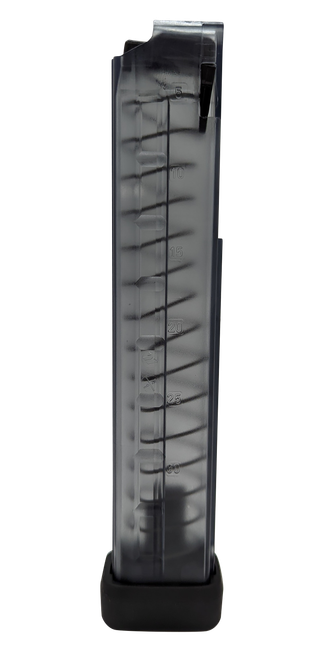 B&T TP9 Mag 30rd, 9mm Fits MP9/TP9/APC9/SPC9 Translucent Black Polymer