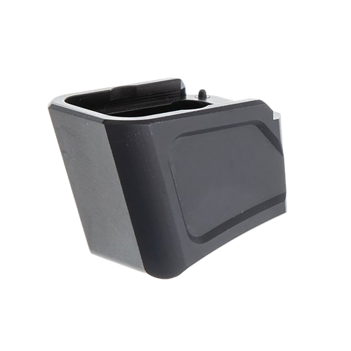 Tyrant CNC Magazine Extension Fits Glock 17/22/34/35/19X Black Aerospace Grade Aluminum