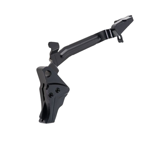 Tyrant CNC Improved Tyrant Trigger System, Fits Glock Gen 3/4, Anodized Finish, Black Body  Black Safety Blade