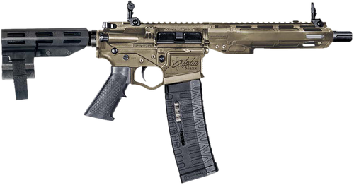 ATI Alpha Maxx FDE AR15 Pistol 5.56/223 7.50" Barrel, Polymer M-Lok Handguard, Flat Dark Earth Receiver 60rd Mag