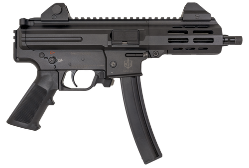 MAC IX 9mm Sub Gun  Luger 6.50" Threaded Barrel, M-LOK Handguard, Black Anodized Frame w/Picatinny Rail, Black Polymer Grip 30 Rd