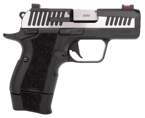 Kimber CDS9 Classic Bundle 9mm 3.18" Match Grade Barrel, Kimpro II Silver SS Optic Ready/Serrated Slide, Black LW Frame w/Beavertail, RMSc Footprint, 13/15 Rd
