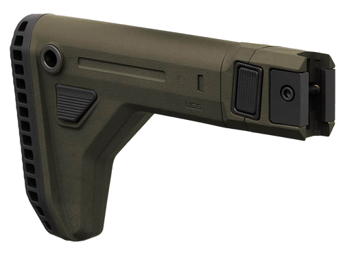 Magpul Universal Carbine Stock, Fits 1913 Picatinny Rail, Side Folding, Adjustable Length of Pull, Matte Finish, Olive Drab Green