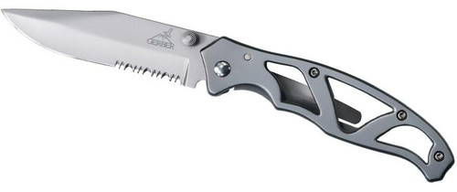 Gerber Paraframe I - Stainless, Serrated, Pocket Folding Knives