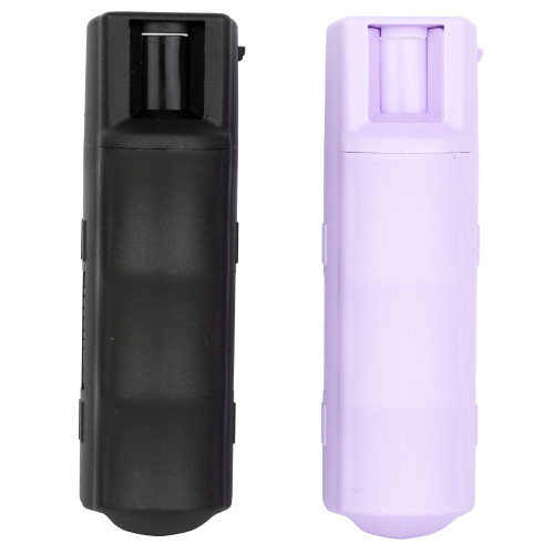 Sabre Pepper Gel, Hard Case Combo Pack, .54 Ounces, 1 Black and 1 Lavender, Matte Finish