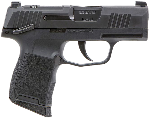 Sig P365 9mm, 3.1" Barrel, Nitron Finish, Black, Polymer Grip, ROMEO-RS Compact Sight, XRAY3 Night Sights, 10rd, 2 mags