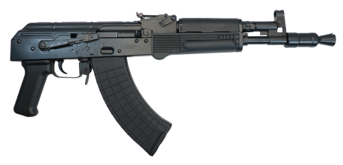 Pioneer Arms Hellpup 7.62x39mm 30rd,11.73" Black Threaded Barrel, Polymer Handguard, Black Polymer Grip, Side Mounted Optics Rail