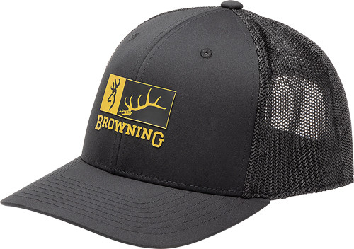 Browning Cap,Elk Ridge,Black/Gold 6