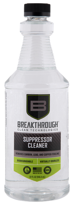 Breakthrough Clean Technologies Suppressor Cleaner, Solvent, 32oz Bottle