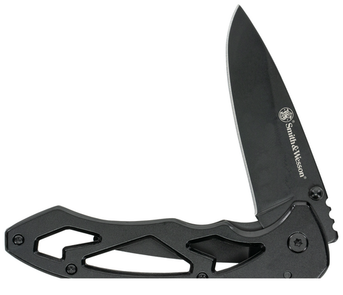 Uncle Henry Skeletonized Large 3" Folding Drop Point Plain Stainless Steel Blade 4.40" Handle Includes Pocket Clip