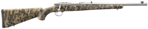Ruger 77/44 44 Magnum, 16.6" Barrel, Stainless Steel, Camo