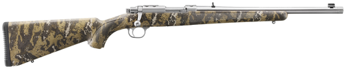 Ruger 77/44 44 Magnum, 16.6" Barrel, Stainless Steel, Camo