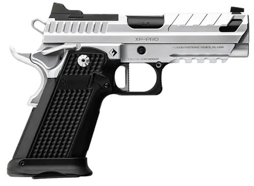 Fusion Firearms XP Pro SSI Exclusive 9mm 4" Bull Barrel Steel Optic Cut/Serrated/Vent Cut Slide Aluminum Grip RMR Footprint 17 rd