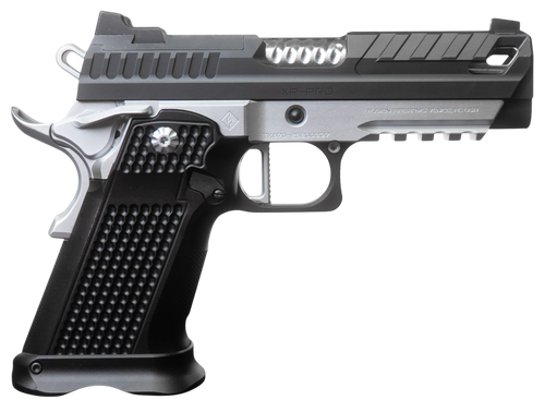 Fusion XP Pro Exclusive 9mm 4" Bull Barrel Steel Optic Cut/Serrated/Vent Cut Slide Aluminum Grip RMR Footprint 17 rd